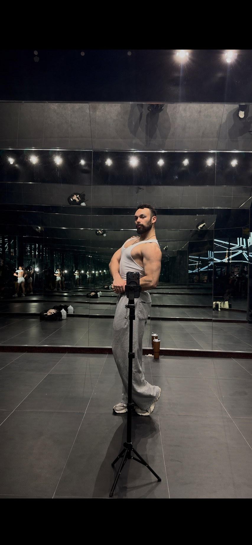 Bishoy posing